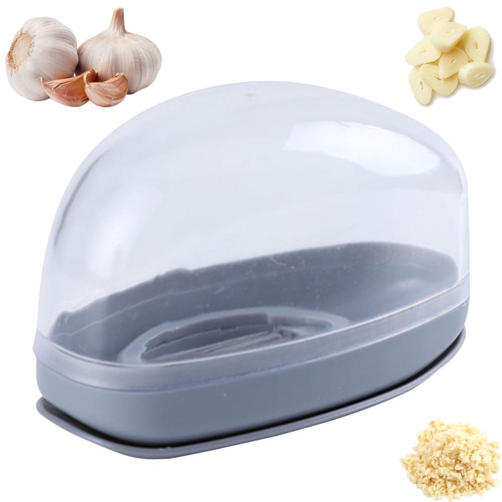 Solighter Garlic Slicer Parutan Penggiling Baru Menekan 2-in-1