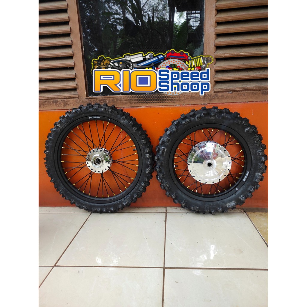 VELG JARI JARI MIO ATAU X-RIDE RING 14/17 MODEL CROSS TRAIL TRABAS FULL SET PLUS BAN