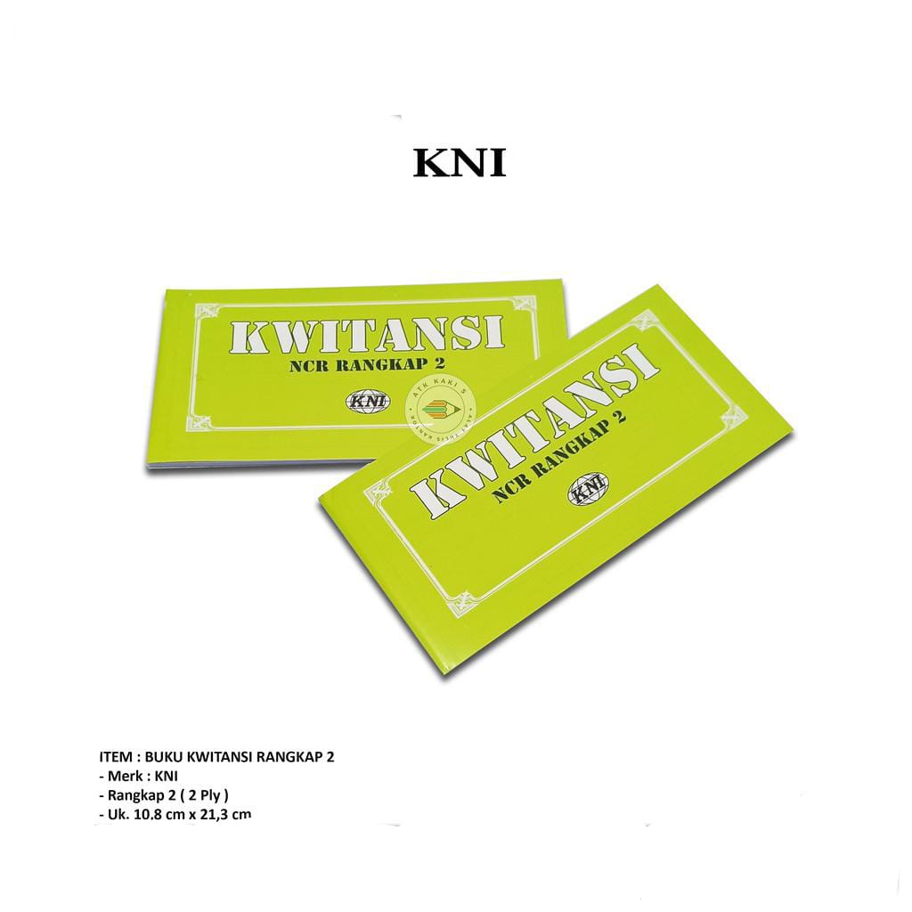 BUKU KWITANSI 2PLY NCR / KWITANSI MURAH