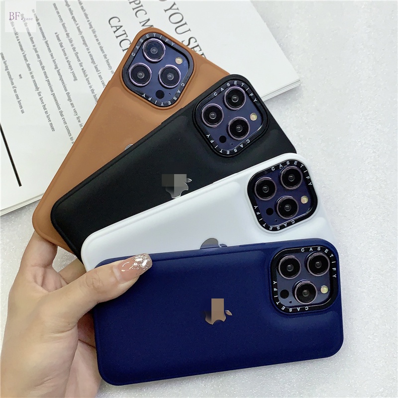 IPHONE (CASETIFY) Casing Silikon Lembut Untuk Iphone14 13 12 11 Pro Max X XR XSMAX 6 8 7 Plus