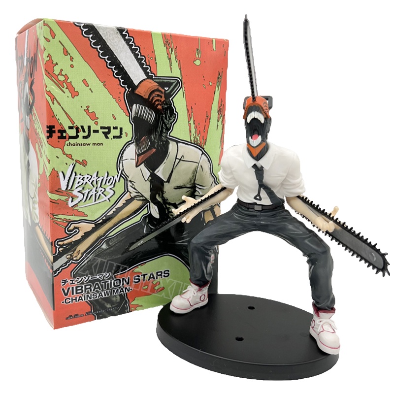 Chainsaw Man Denji Anime Figure Power/Denji Action Figure Chainsaw Man Denji Figurine Dewasa Model Kolekte Hadiah Mainan Boneka