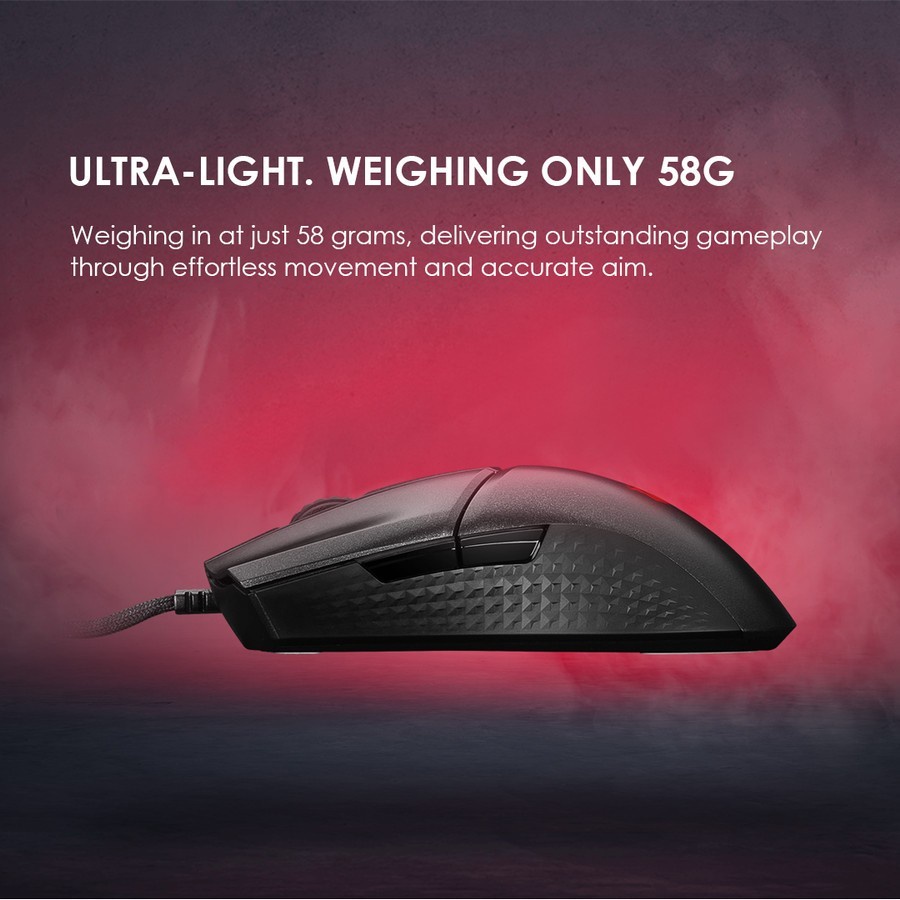 MOUSE MSI GM31 CLUTCH LIGHTWEIGHT | Mouse Gaming Wired MSI GM31