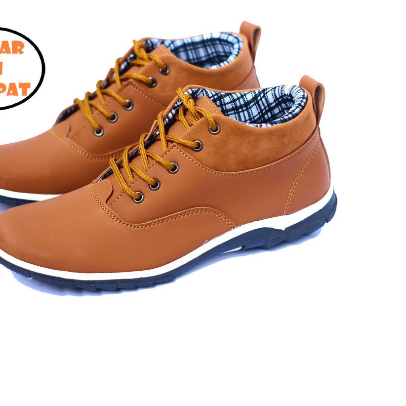 ❃ sepatu boot pria / sepatu boot tali pria / sepatu brodo pria / sepatu semi formal ❁