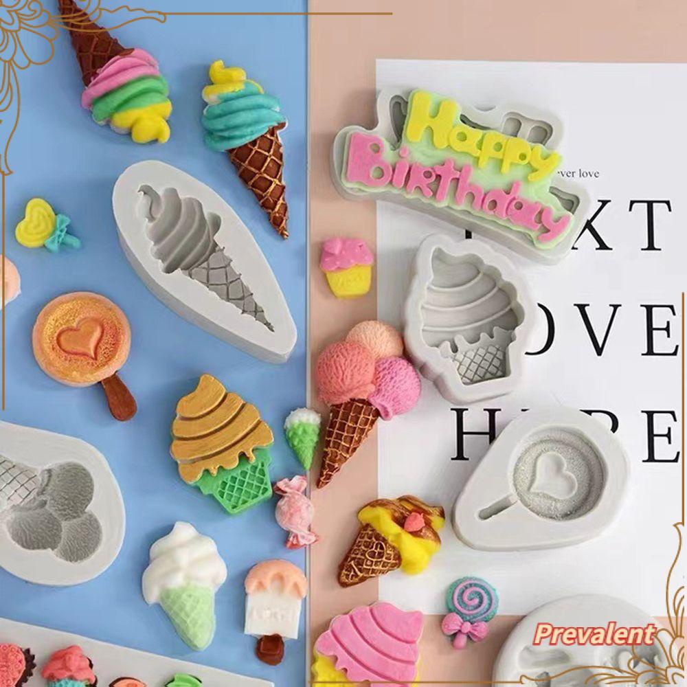 Preva Cetakan Fondant Coklat Kreatif Permen Bar Cookie Rumah Dapur Es Krim Kerucut