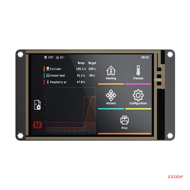 Zzz Upgraded TFT35 V2.1 TFT LCD Display Screen 320x480 Untuk Ender3Cr10 3D Printer Controller Aksesoris Layar LCD