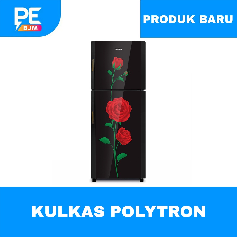 KULKAS POLYTRON 2 PINTU 220 LITER PRM-23DRX GARANSI RESMI