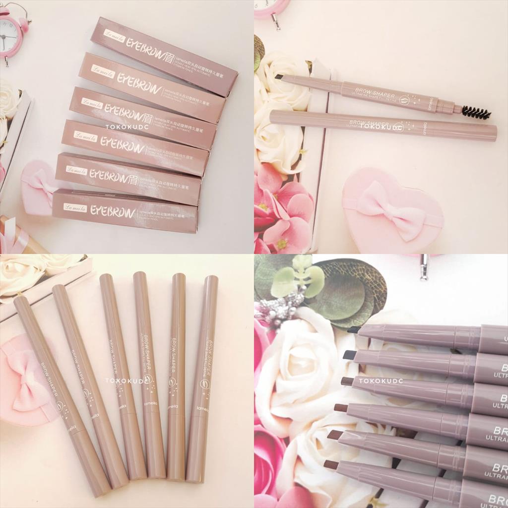LAMEILA EYEBROW DOUBLE HEAD SPIN AUTOMATIC EYEBROW PENCIL