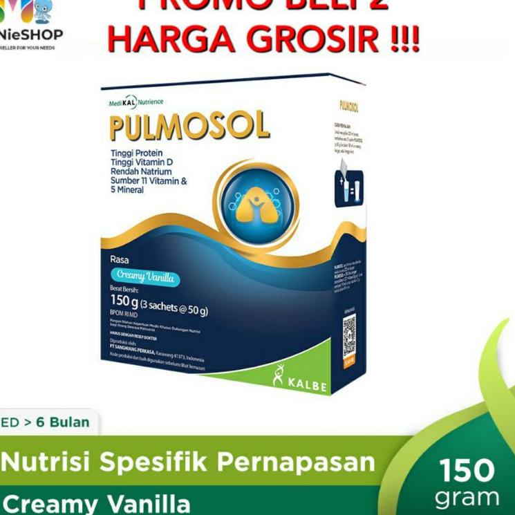 

➲ SUSU PULMOSOL UNTUK PERNAFASAN PARU-PARU 150gr ♡