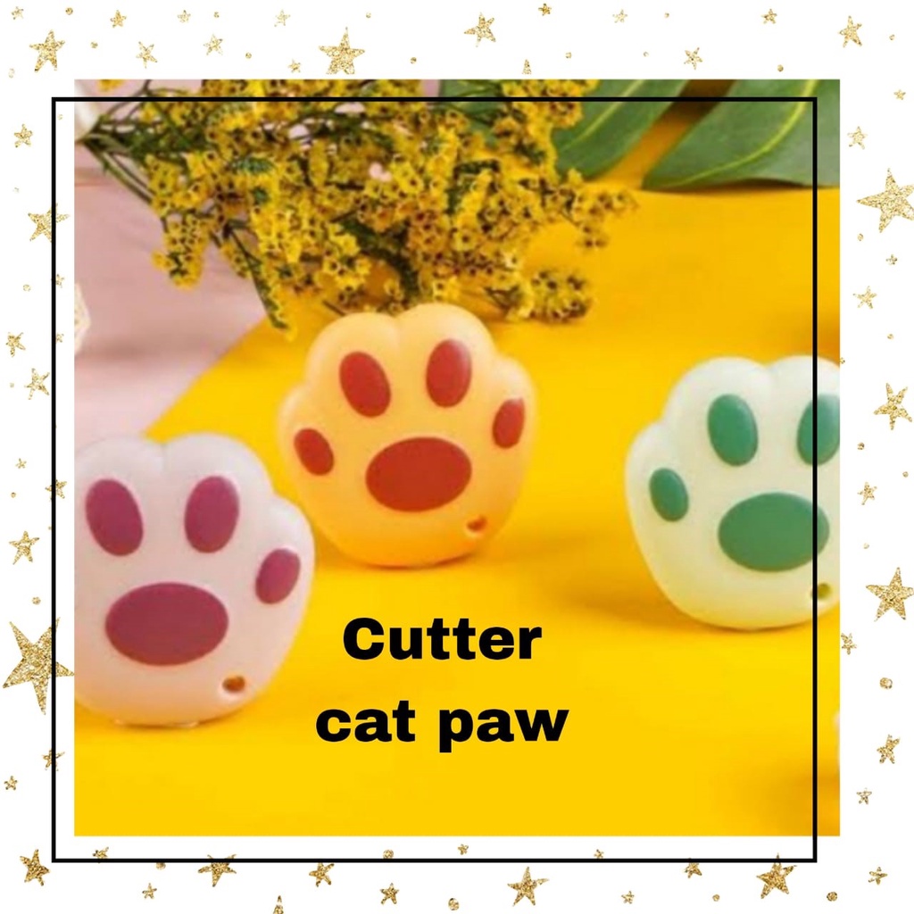 

CUTTER MINI CAT PAW CAKAR KUCING PISAU KECIL WARNA RANDOM