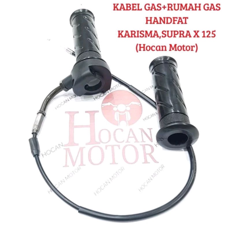 PAKET KABEL GAS + RUMAH GAS HANGRIP SUPRA X 125 KARISMA KIRANA 1set
