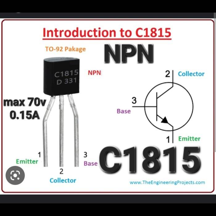 

c1815 transistor npn 2sc1815 2sc c 1815 npn