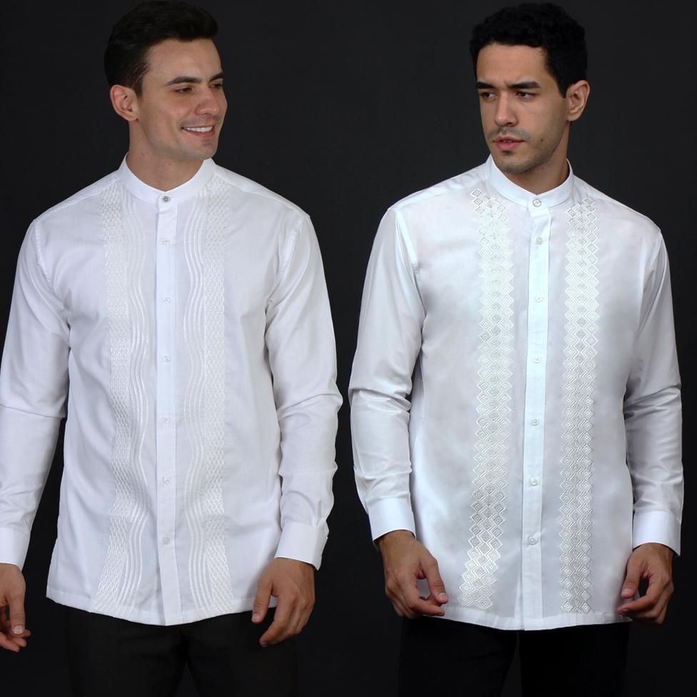 Paling Dicari Casella Baju Koko Pria Lengan Panjang Exclusive Premium | Baju Koko Putih Lengan Panjang