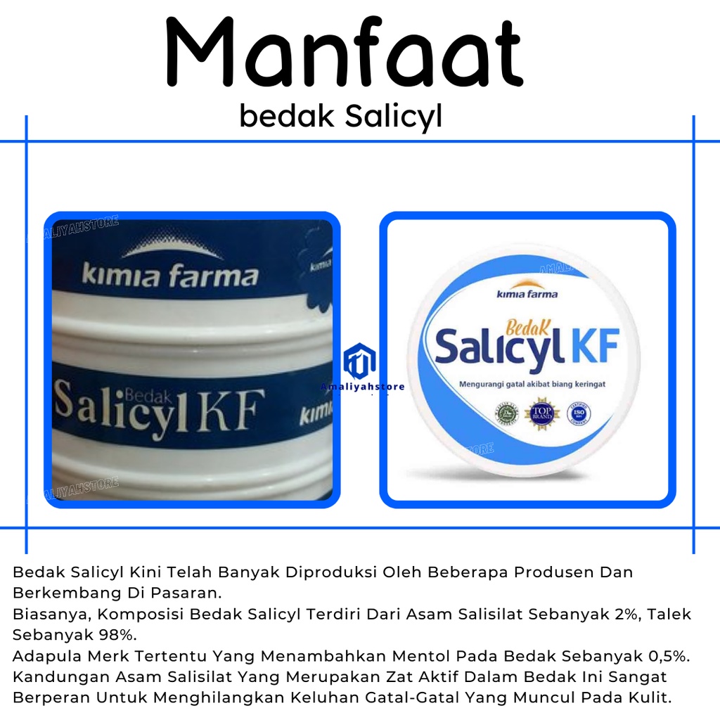 Bedak Tabur Salicyl Kf Menthol Obat Untuk Gatal Biduran Biang Keringat Kulit Sensitif Bintik Bintik Merah Anak Dan Bayi Cepat Sembuh Original Bpom