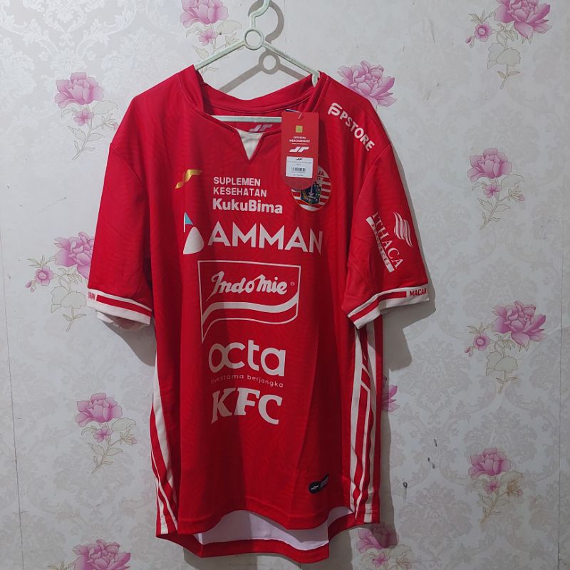 Jersey ORIGINAL Persija Red Home 2022-2023 Supporter Version