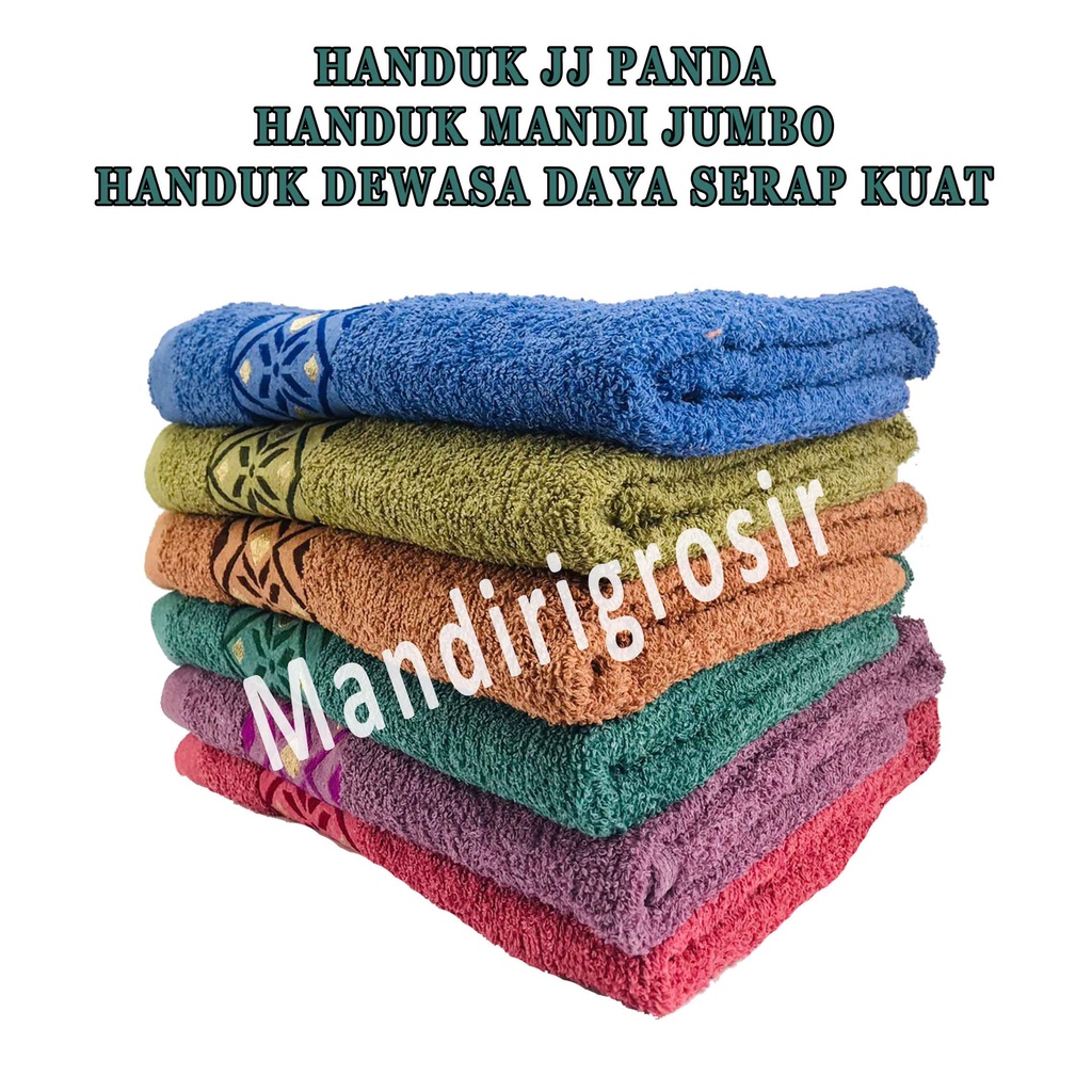 Handuk Mandi Jumbo* Handuk JJ Panda* Handuk Daya Serap Kuat*K3L22-L