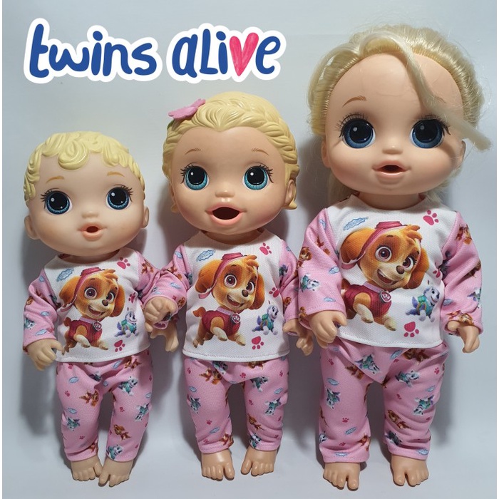 ✨ BISA COD ✨ Baju Boneka Dress Baby Alive Paw Patrol Everest Skye - Piyama Skye