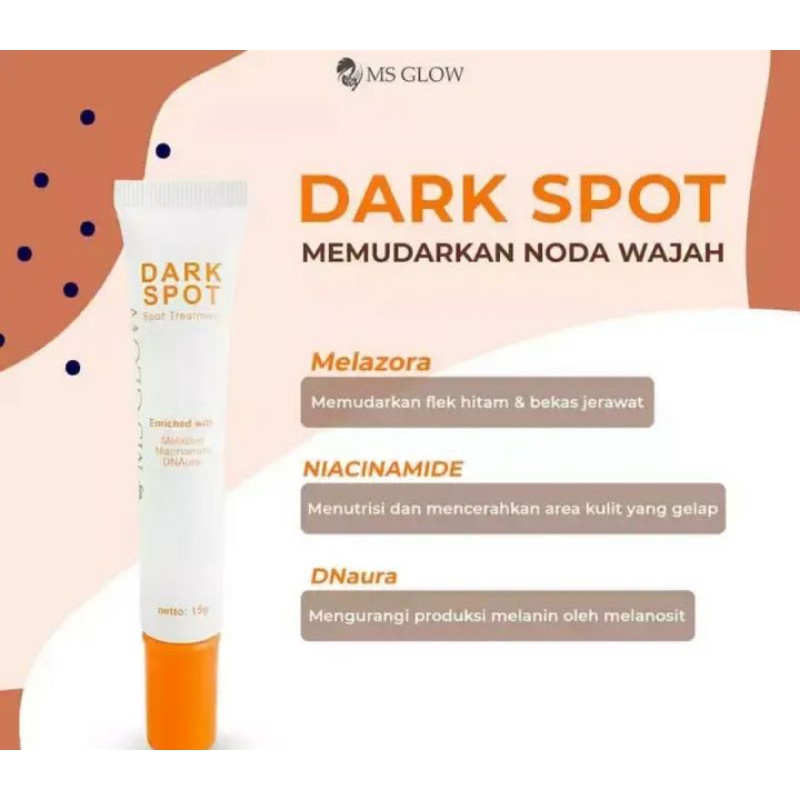 Ms glow dark spot serum