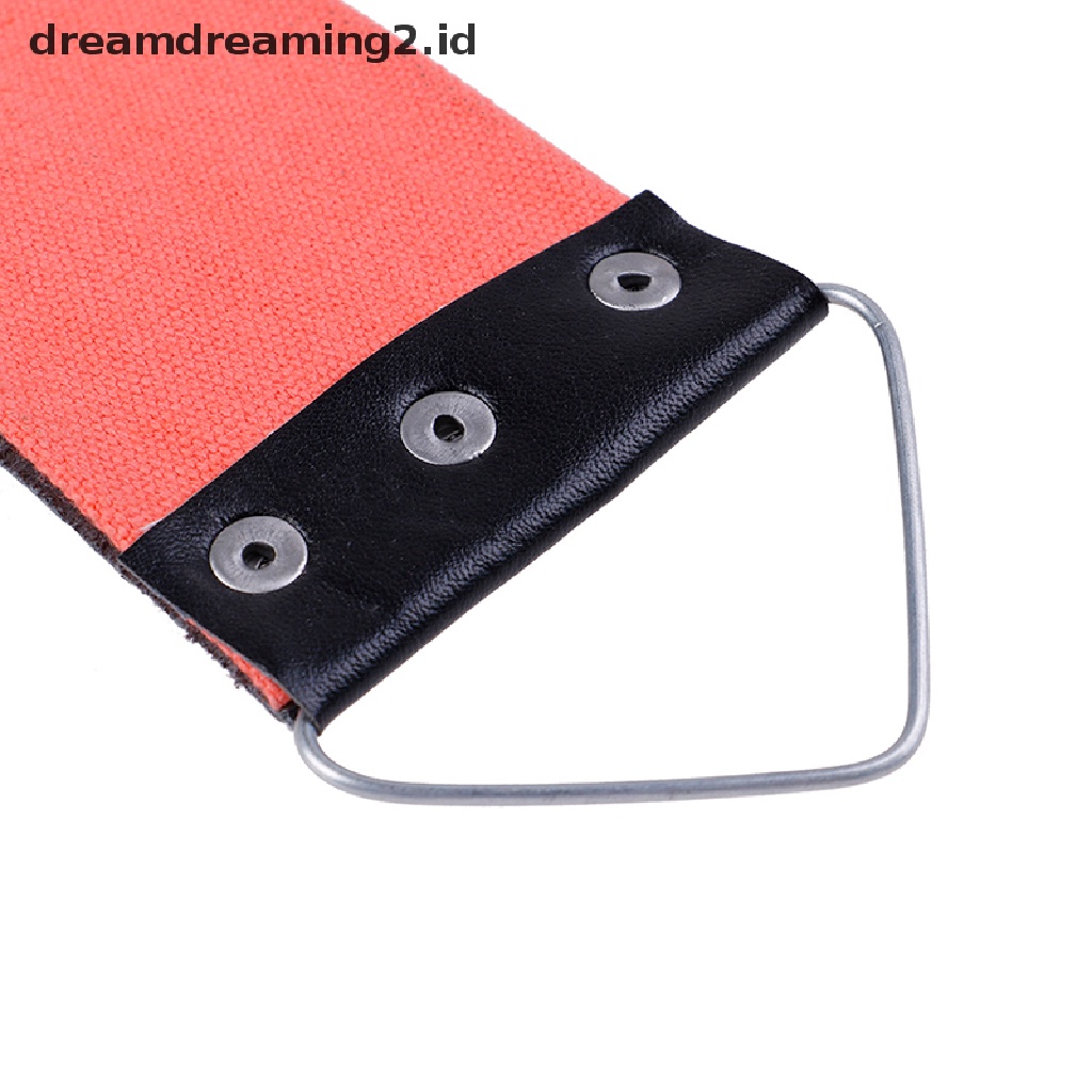 (dream) 1pc Barber Leather Straight Razor Sharpening Strop Sabuk Asahan Tali Cukur  .