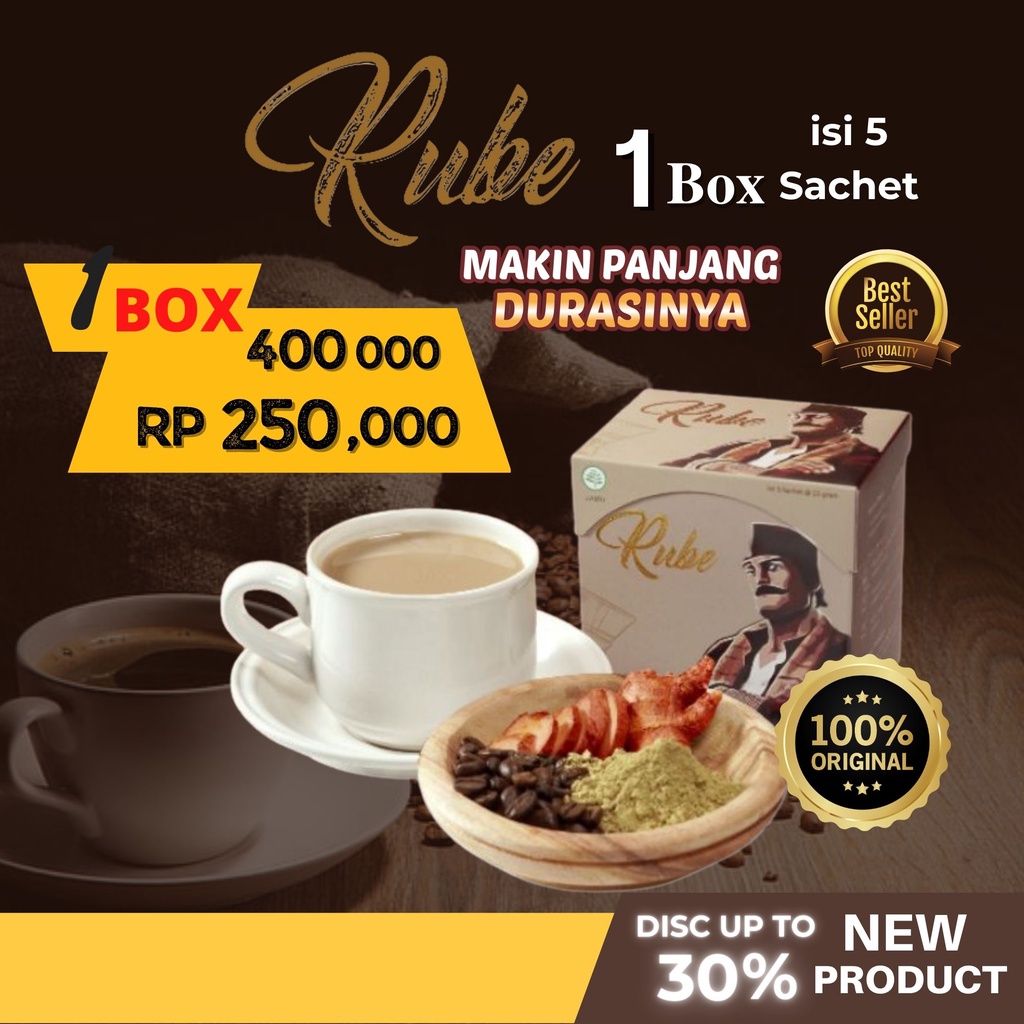 

Kopi Rube Tahan lama Di Ranjang - Kopi Jahe Merah Herbal Original