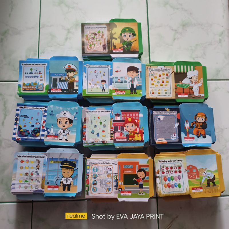 

100 LEMBAR AMPLOP EDUKASI + PROFESI 7X10CM Mgrshop