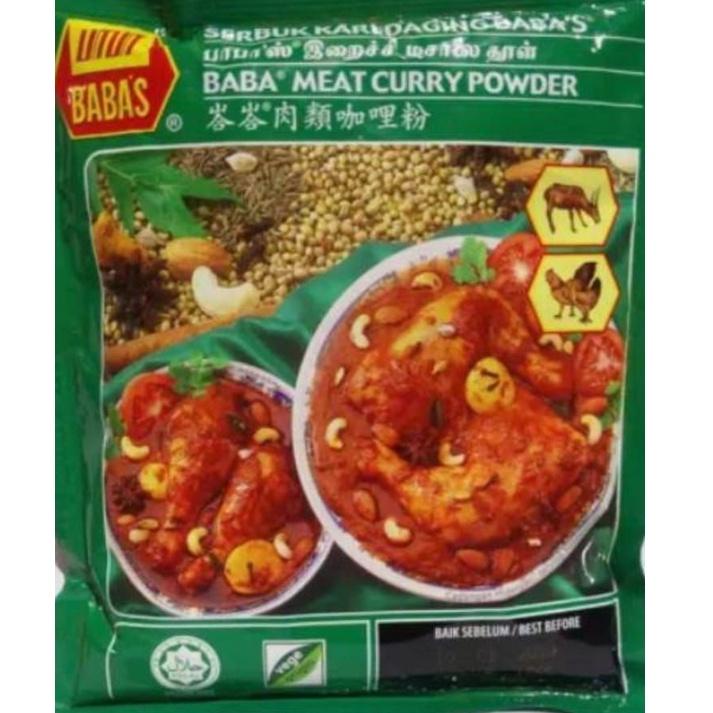 

☛ Hemat 50% Babas meat curry powder 250gr bumbu untuk kari daging exp juli 2023 .,.,