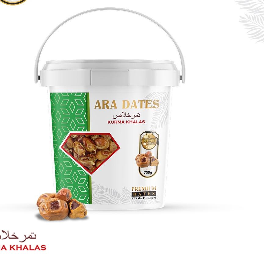 

☏ Kurma Khalas 750gr Premium KEMTAN Kemasan Ember ➯