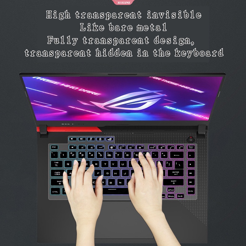 Asus Rog Strix G15 G513 G513Q G513Qm G513Qr G513Qy 15.6 inch TPU Transparan Penutup keyboard Komputer Kain Lap [ZXL]