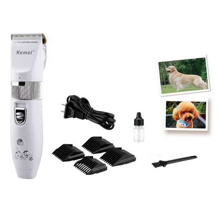 KEMEI KM-107 Mute Electric Pet Hair Cut Hair Clippers MURAH