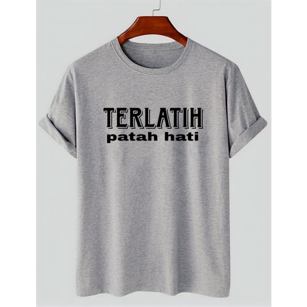 Baju Pria Kaos Oblong wanita Lengan Pendek Terlatih Atasan Pakaian Cowok Tshirt Cod