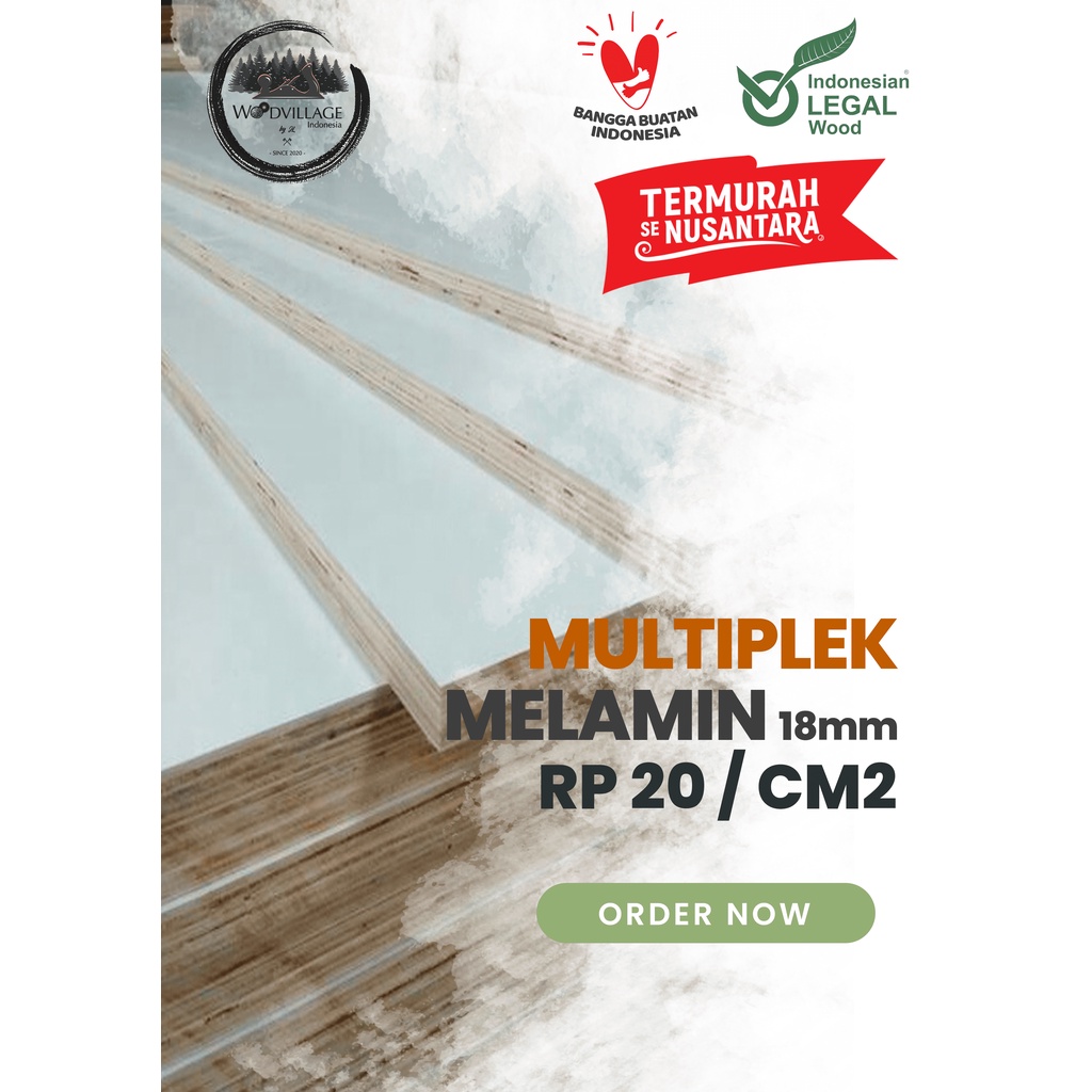 MULTIPLEK MELAMIN / MULTIMIN / MELAMINTO SINGLE FACE 18MM 18 MM