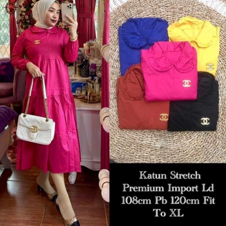 Sale MIDI DRESS // POPLIN TERBARU //TRENDYL //TERKECE MIDI DRESS VIRAL 2023