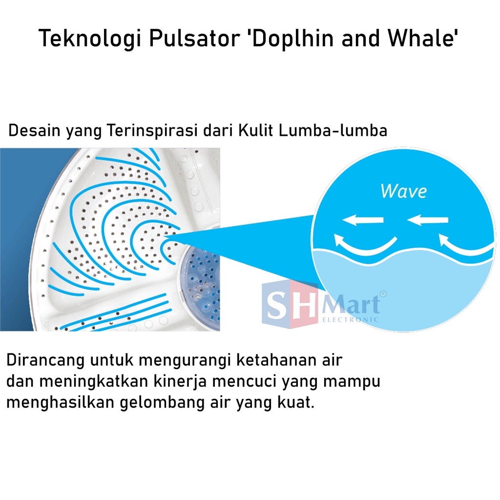 MESIN CUCI 1 TABUNG SHARP 12 KG ES-M1209T-SA / 1209TSA / ESM1209TSA TOP LOADING 12 KG - HITAM (MEDAN)