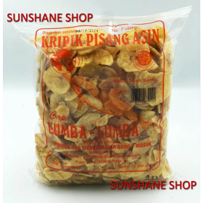 

Terlaris ✨ -Keripik Kripik Pisang Kepok Lumba 300gr 300 gr - Asin2.2.23