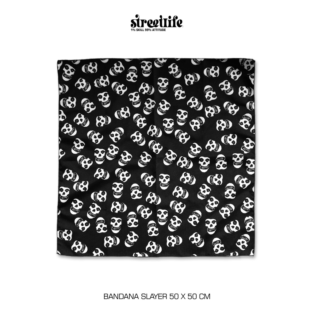 BANDANA MISFITS / SLAYER / BANDANA MUSIK / BANDANA PUNK / BANDANA MISFITS / SLAYER MISFITS / MISFITS