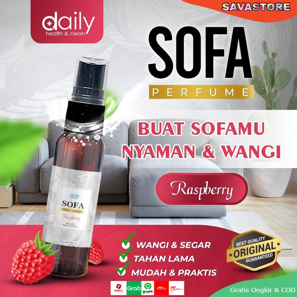 Parfum Sofa - Daily Sofa Perfume Pengharum Sofa Hilangkan Bau Sofa Antibacterial 100ml