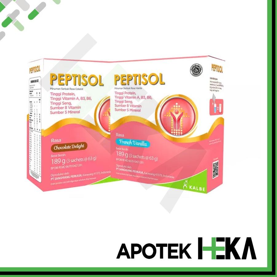 

✶ Peptisol Vanila/Coklat 189 gram - Tinggi Protein Rendah Residu ♠