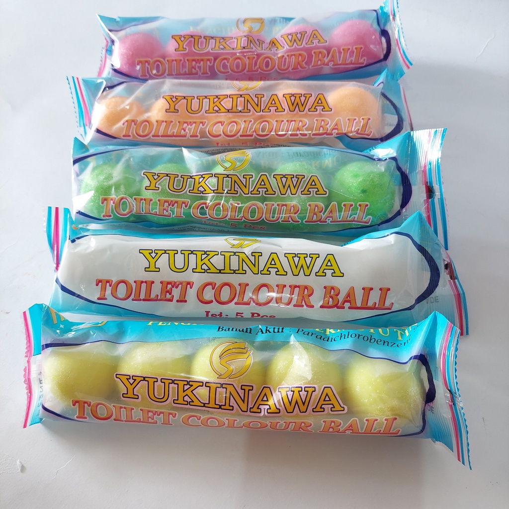 GOS -F211- Kamper Isi 5 -Kamper Toilet Ball - Kamper Barus Pewangi Kamar Mandi