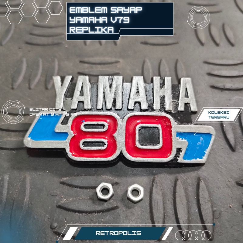 Emblem Sayap Yamaha V79 V80 tahun 1979