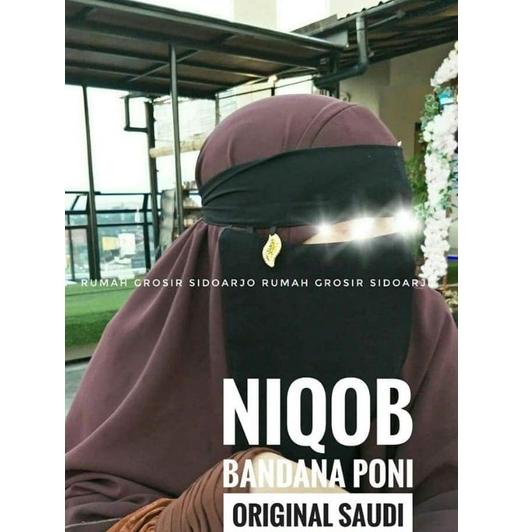 SALE TERBATAS CADAR BANDANA/ NIQOB BANDANA ORIGINAL SAUDI, IMPORT SAUDI ARABIA