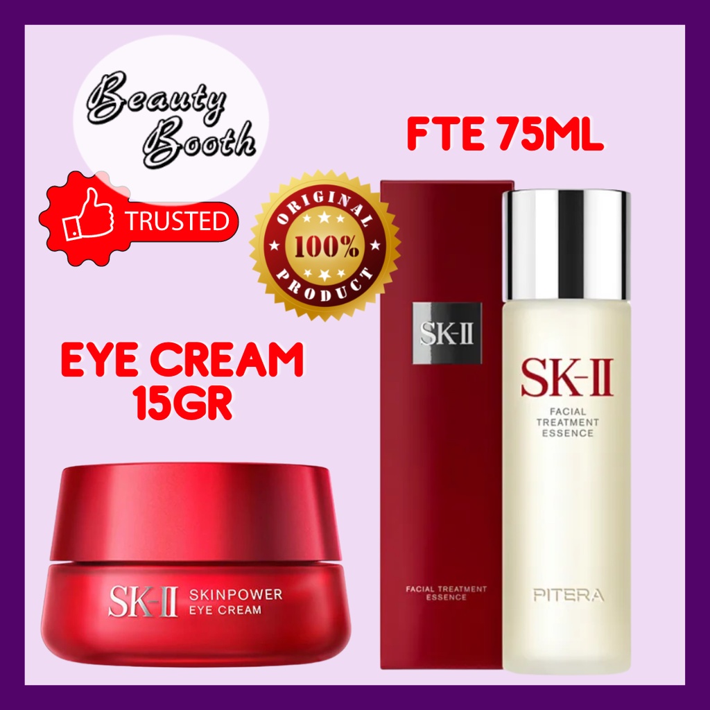 SK-II SKII SK2 FTE 75ml + Skinpower Eye Cream 15gr | Facial Treatment