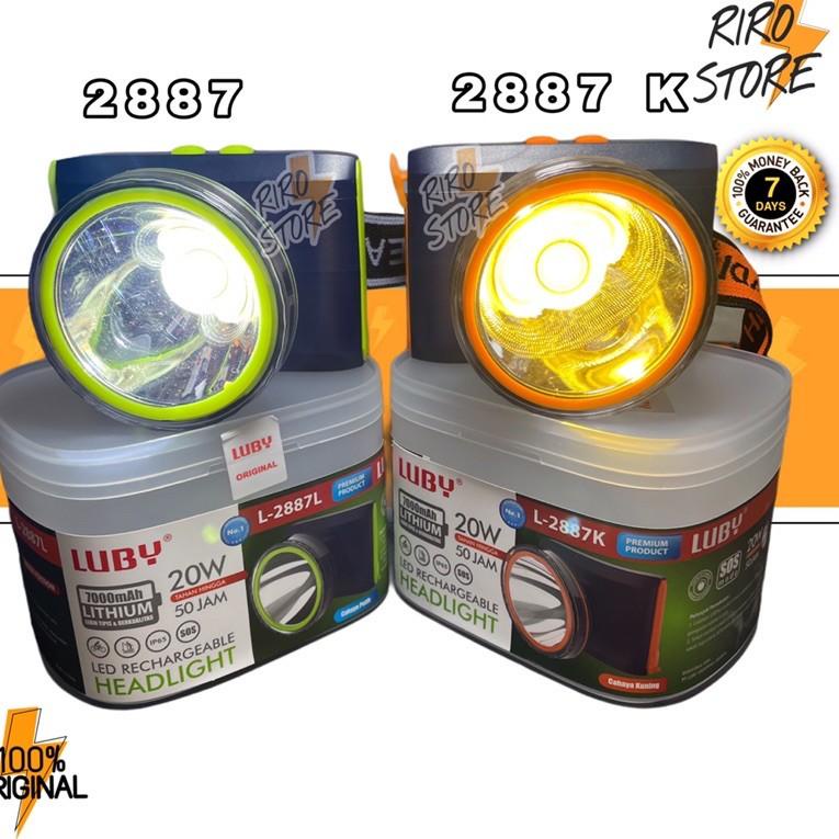 ✨New✨ Senter Kepala LUBY 20 watt / LUBY L2887 / L-2887 / 2887L / 2887K ??