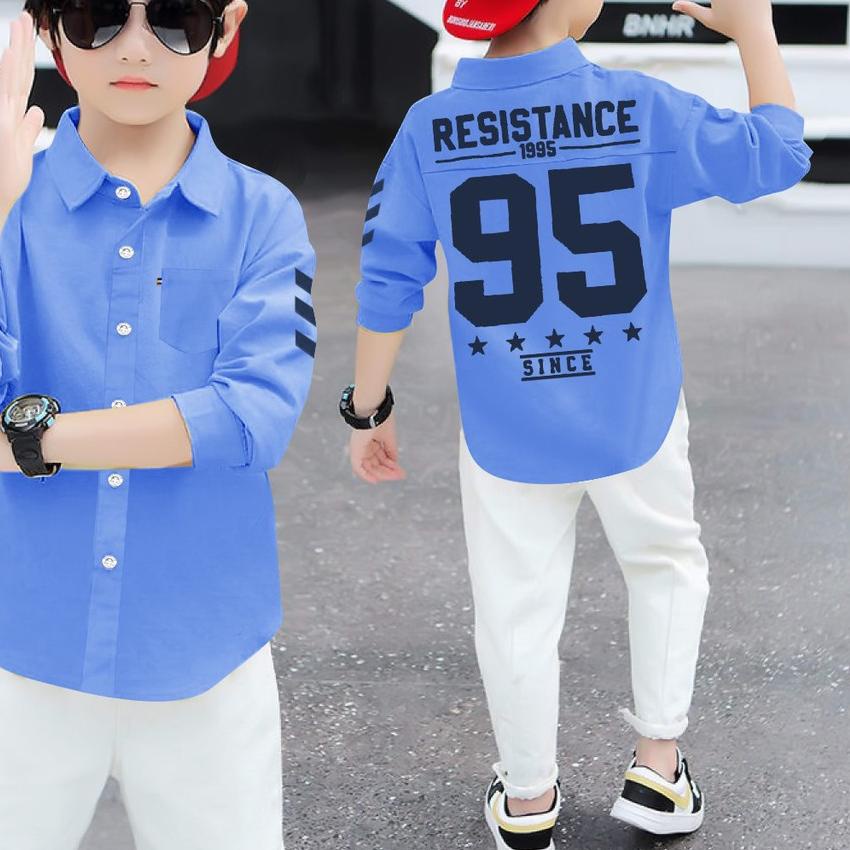 ◌ /hem kids R95 kemeja anak laki laki/baju distro anak cowok keren 2022 bahan katun stretch(bisa mel