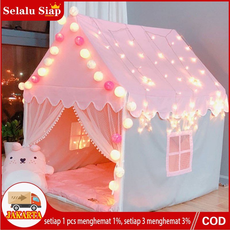 Mainan Tenda Princess Anak Model Rumah / Tenda Castle / New Tenda Princess Jumbo