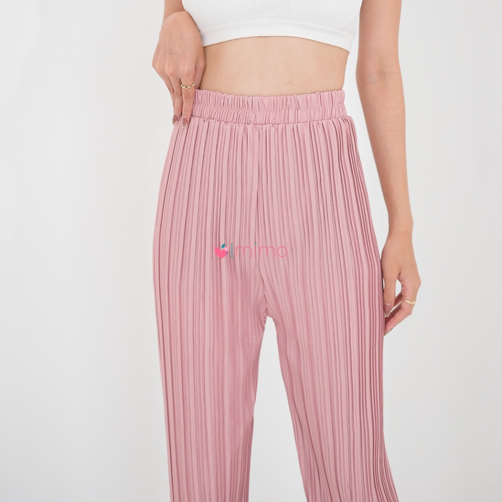 Pencil Plisket Pants