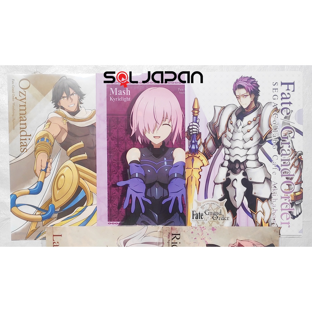 Fate Grand Order FGO Clearfile Clear File Ozymandias Mashu Lancelot