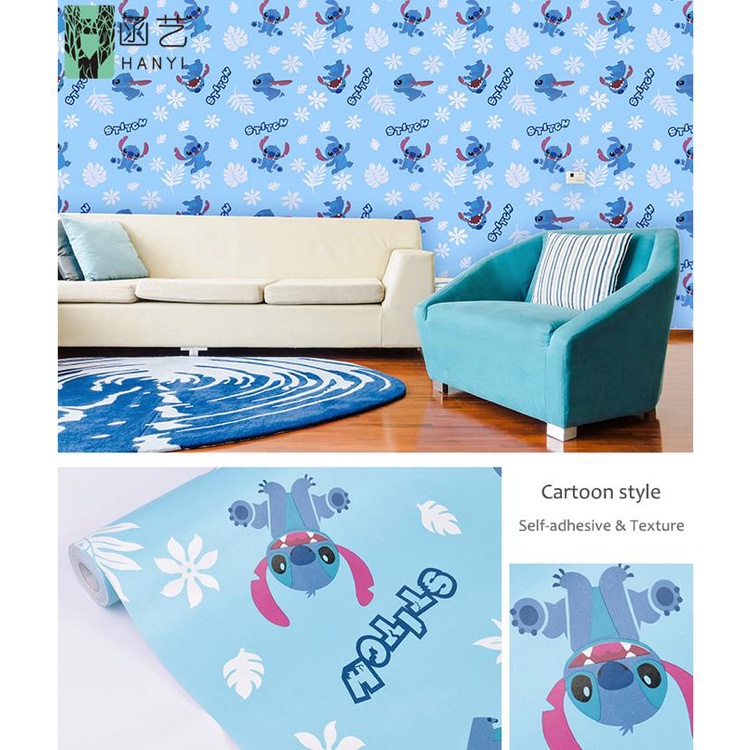 Wallpaper Dinding Kamar Tidur Motif Anak-Anak 45cm x 10m