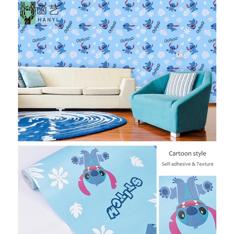 Wallpaper Dinding Kamar Tidur Motif Anak-Anak 45cm x 10m