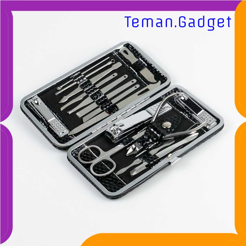 TG - PRW Set Perawatan Kuku Nail Art Manicure Pedicure 16 in 1 - MJ1096-01