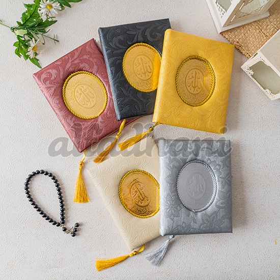 Cetak Buku Yasin dan Tahlil Hardcover - Custom Foto dan Nama 40/100 Hari - Tajwid Warna - Jahit