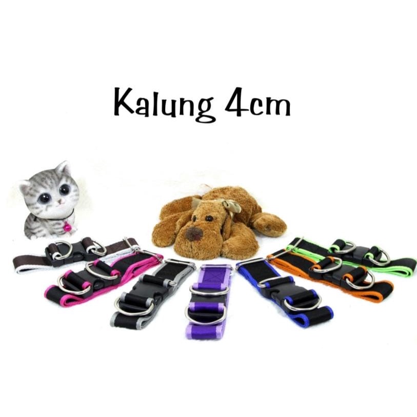 Kalung Anjing Lebar 4cm kalung anjing tebal